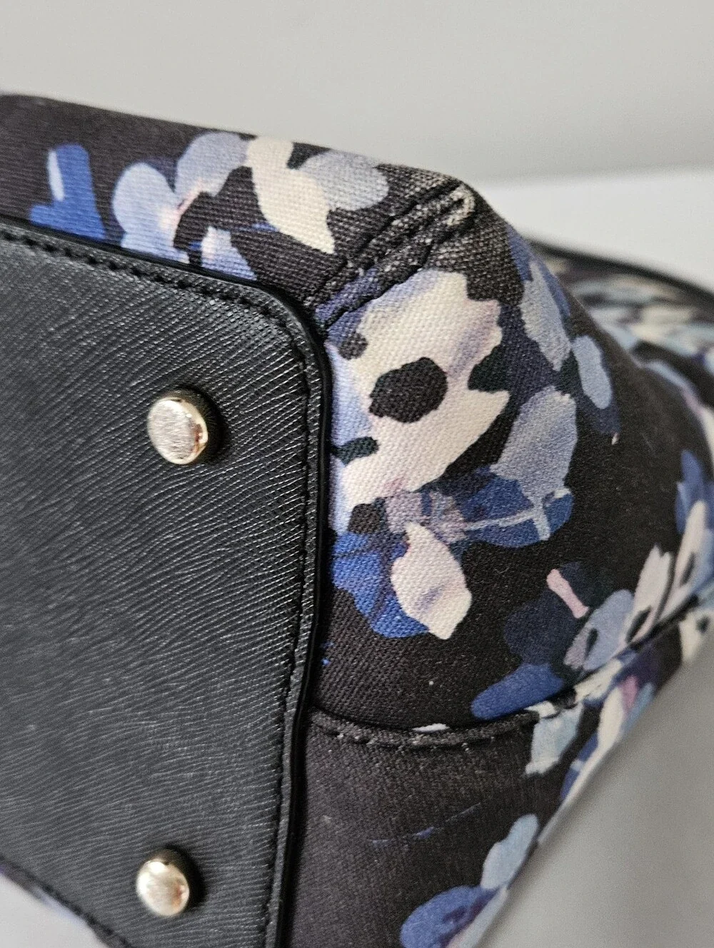 Kate Spade New York Cameron Street Blue Floral Margot Satchel (EUC)